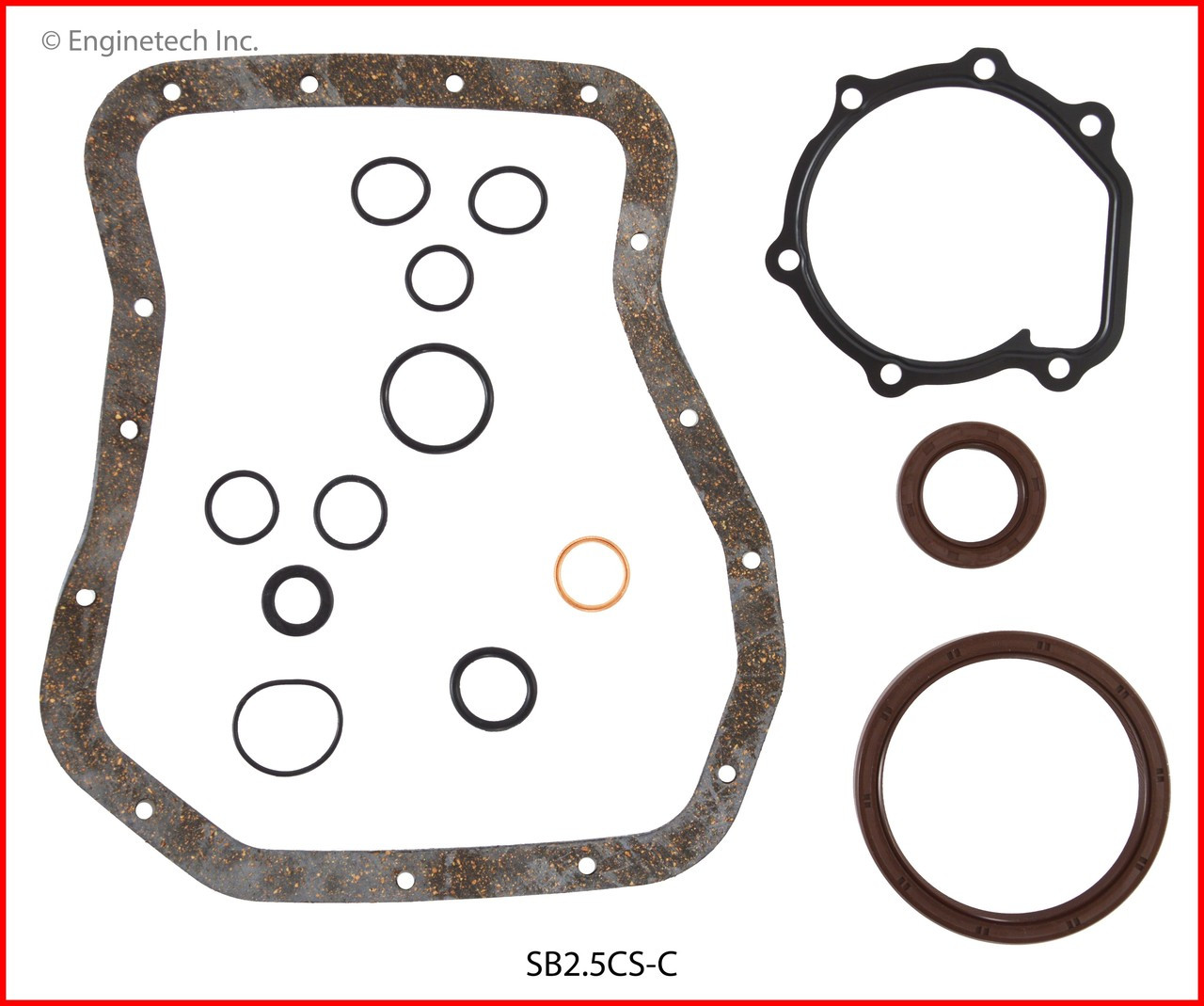 2004 Subaru Forester 2.5L Engine Lower Gasket Set SB2.5CS-C -26