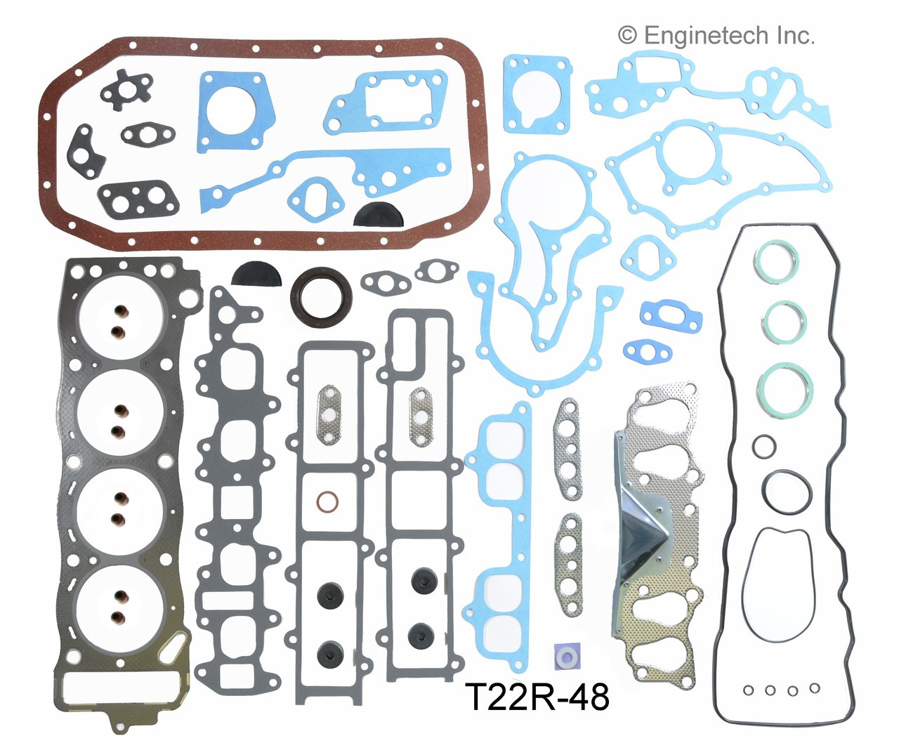 1986 Toyota 4Runner 2.4L Engine Gasket Set T22R-48 -5