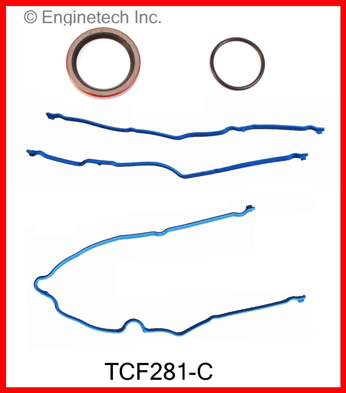 2002 Ford Explorer 4.6L Engine Timing Cover Gasket Set TCF281-C -1