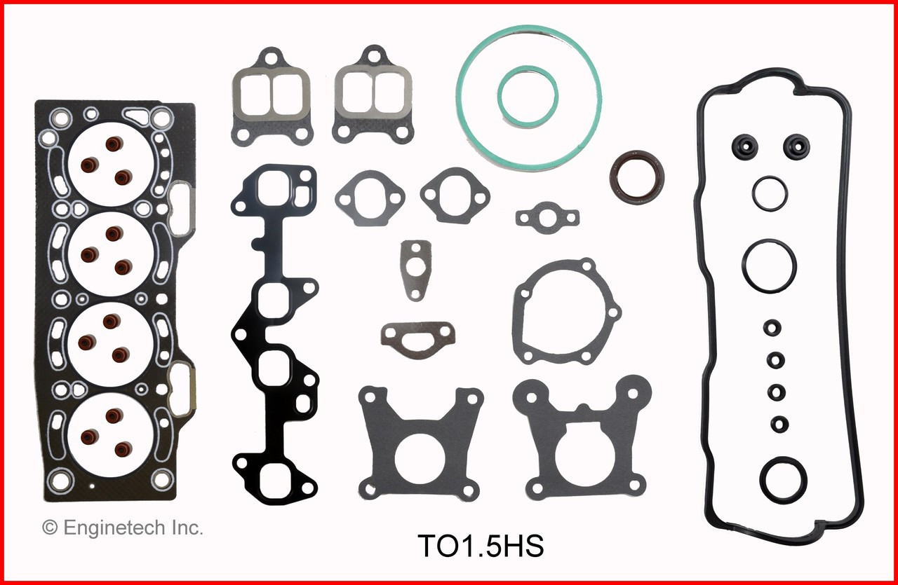 1989 Toyota Tercel 1.5L Engine Cylinder Head Gasket Set TO1.5HS -3