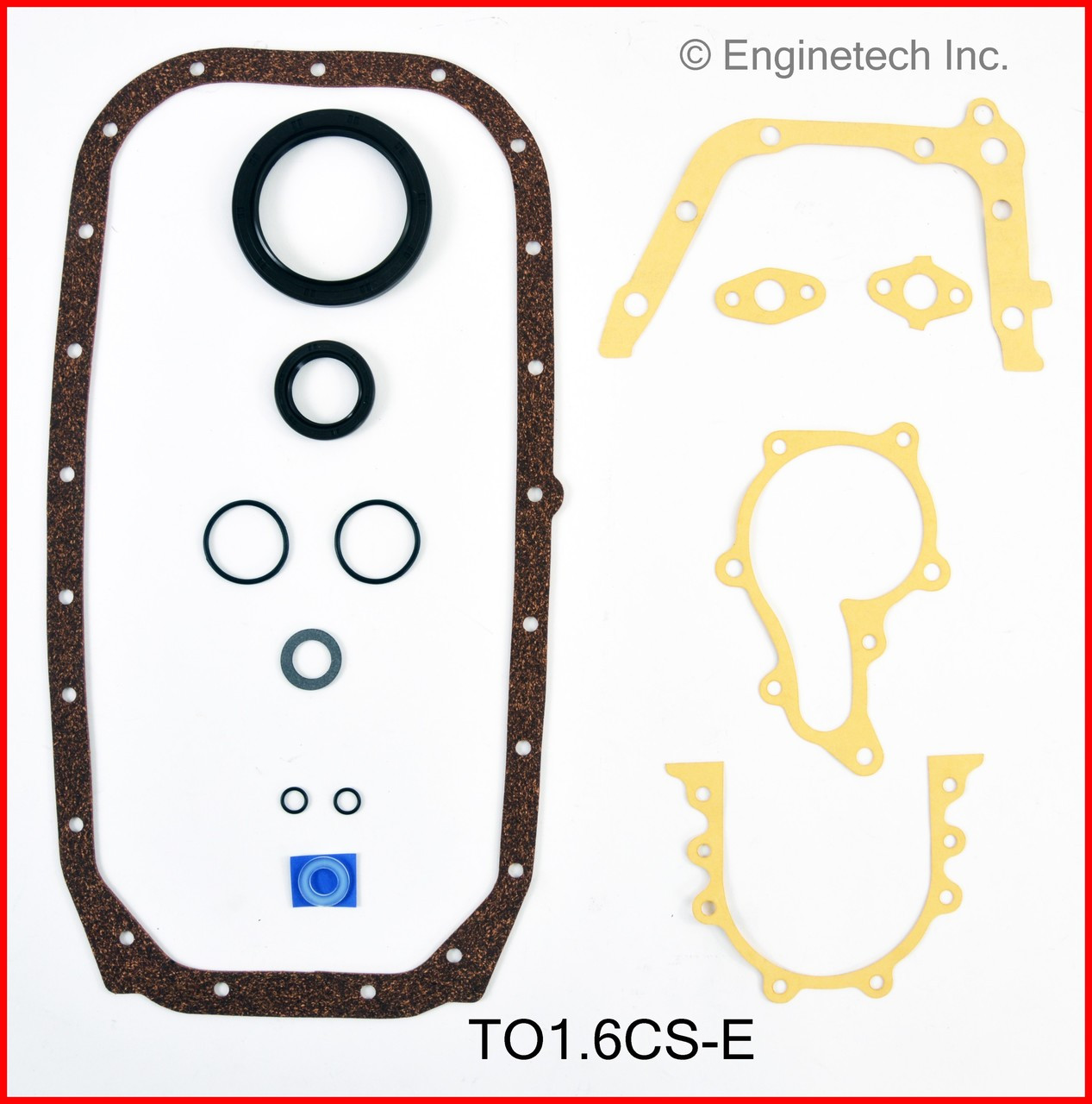 1988 Toyota Corolla 1.6L Engine Lower Gasket Set TO1.6CS-E -19