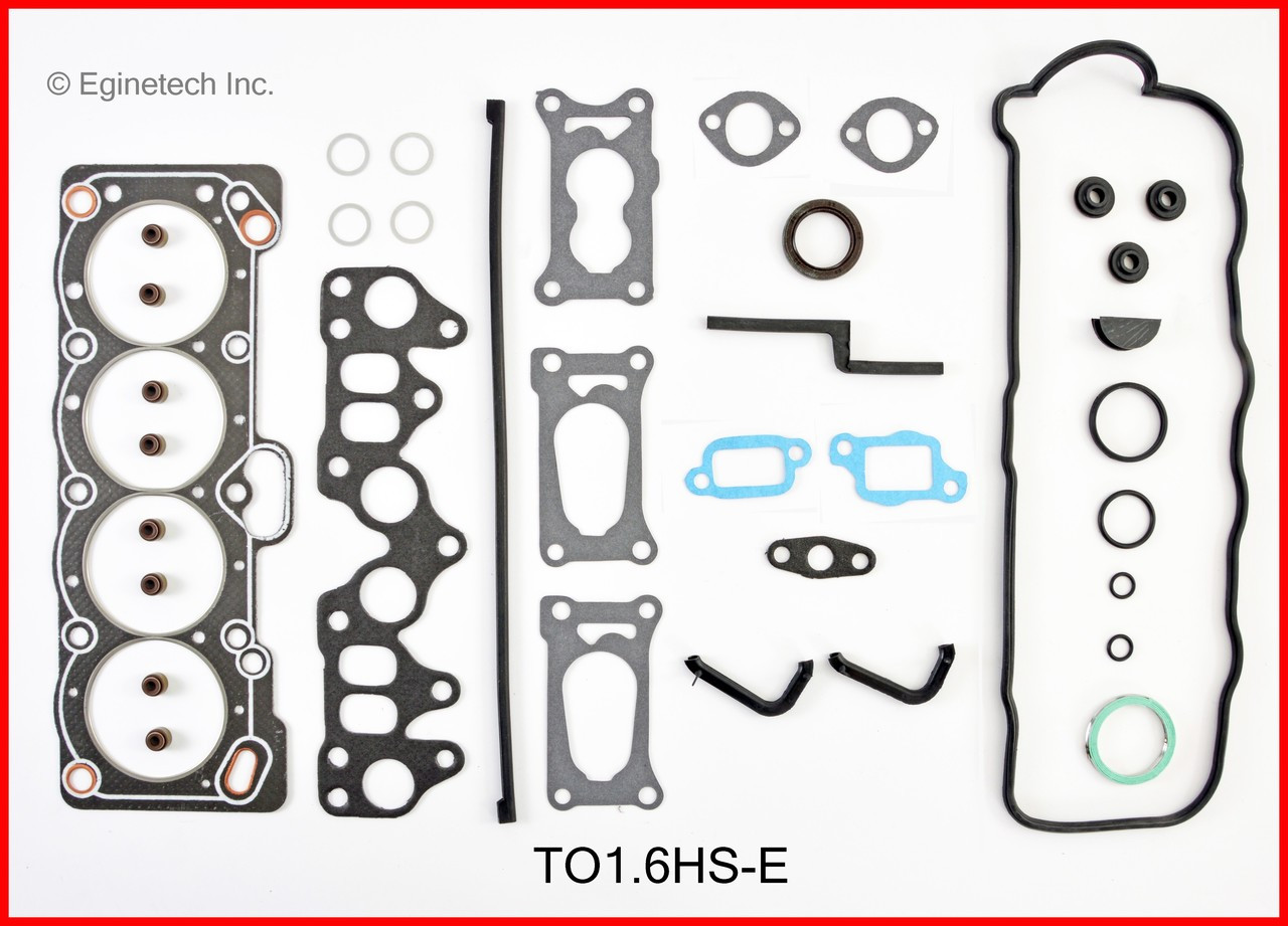 1987 Toyota Corolla 1.6L Engine Cylinder Head Gasket Set TO1.6HS-E -6