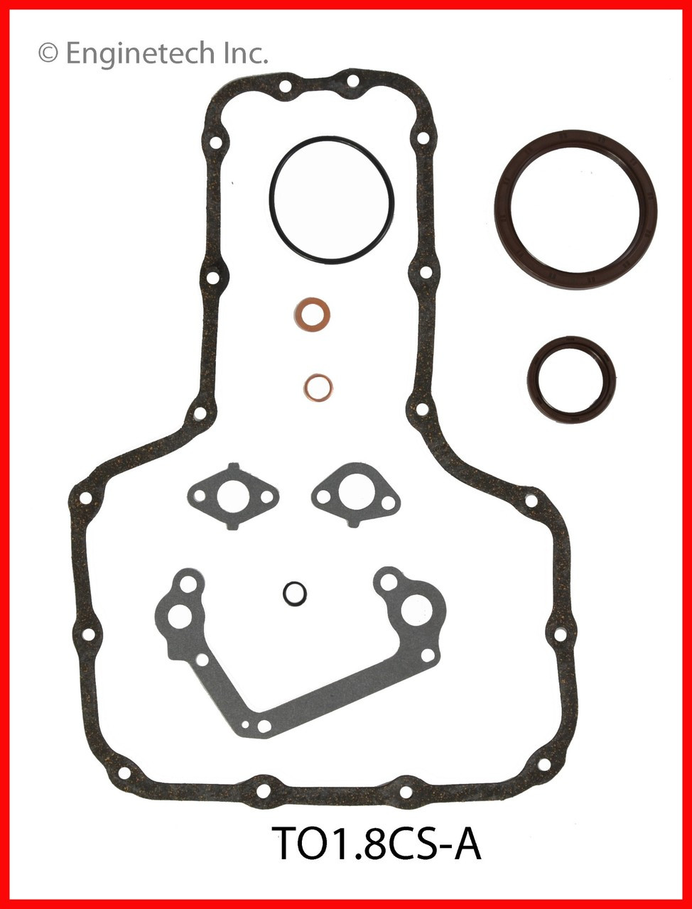 2001 Toyota Celica 1.8L Engine Lower Gasket Set TO1.8CS-A -9