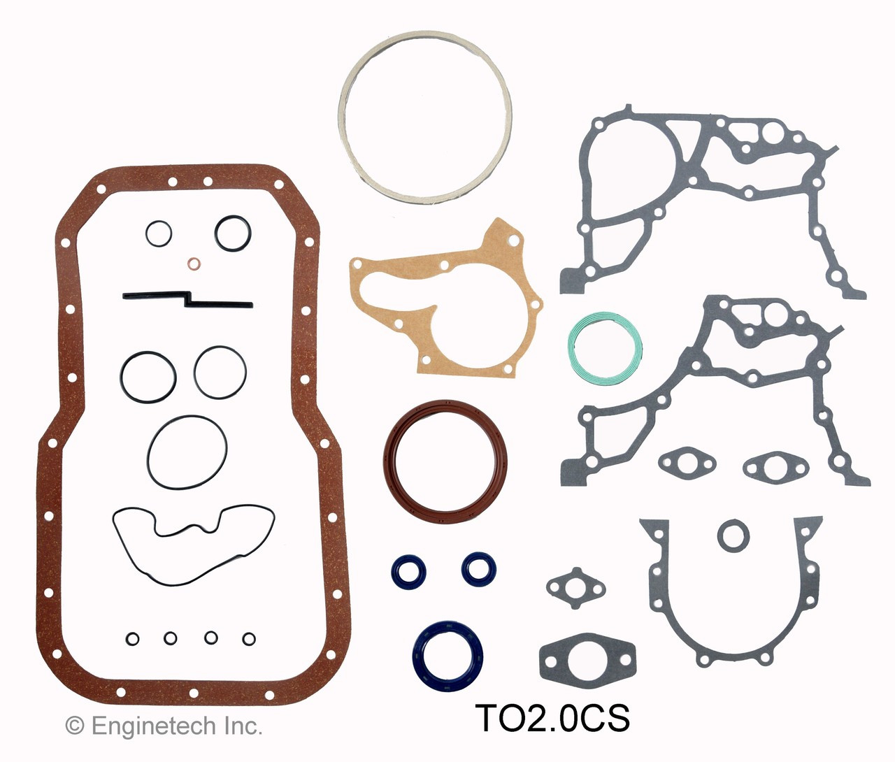 1988 Toyota Camry 2.0L Engine Lower Gasket Set TO2.0CS -6