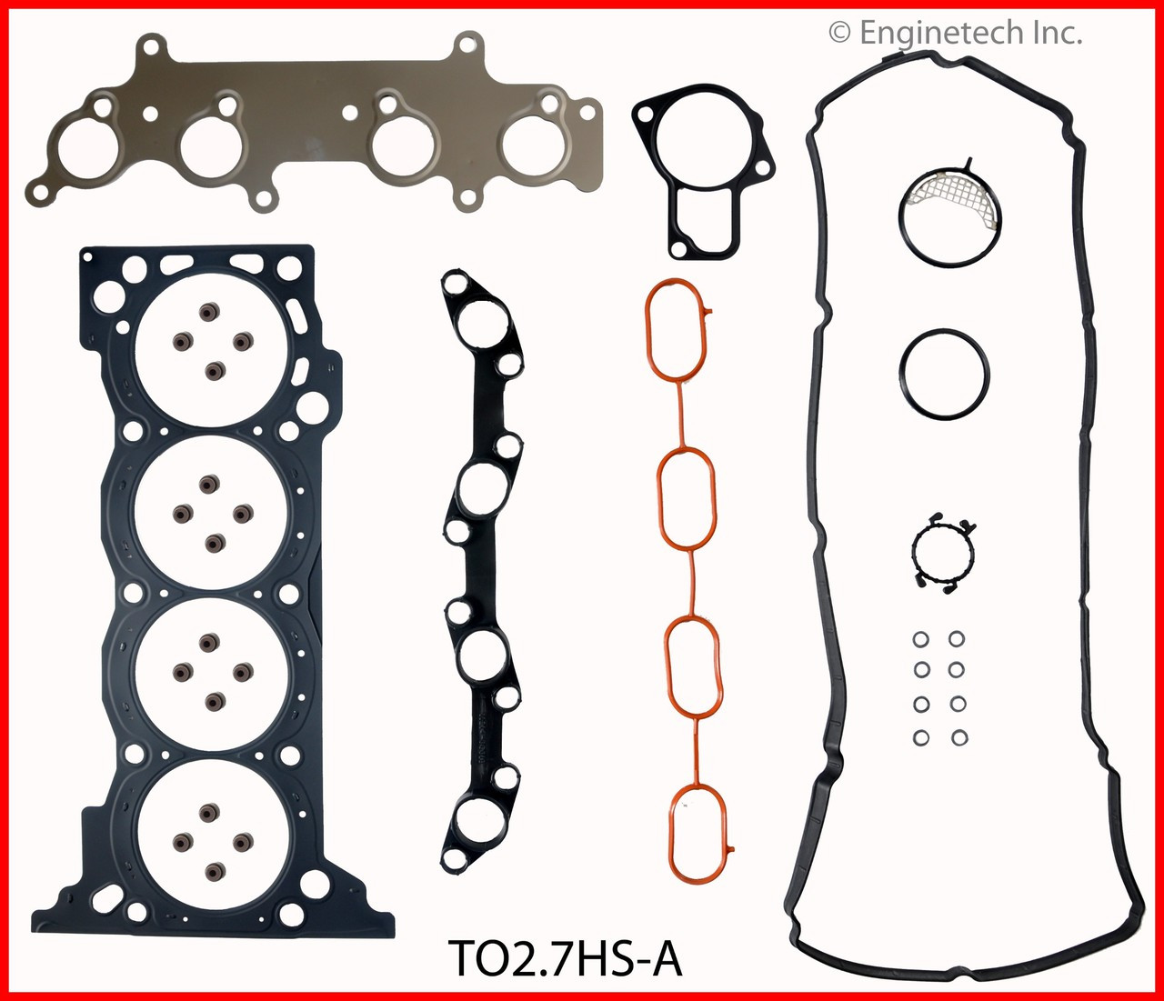 2014 Toyota Tacoma 2.7L Engine Cylinder Head Gasket Set TO2.7HS-A -11