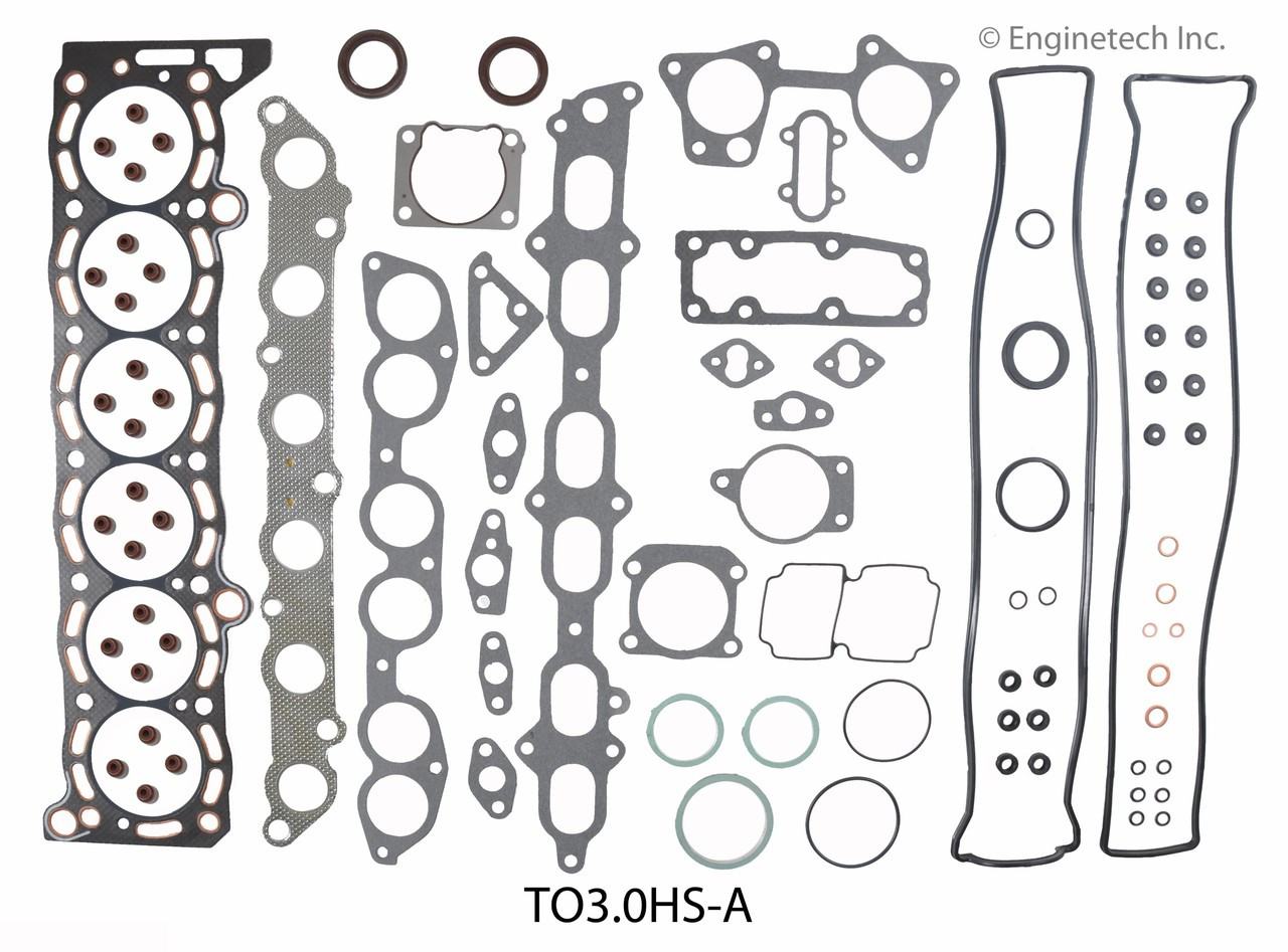 1990 Toyota Cressida 3.0L Engine Cylinder Head Gasket Set TO3.0HS-A -9