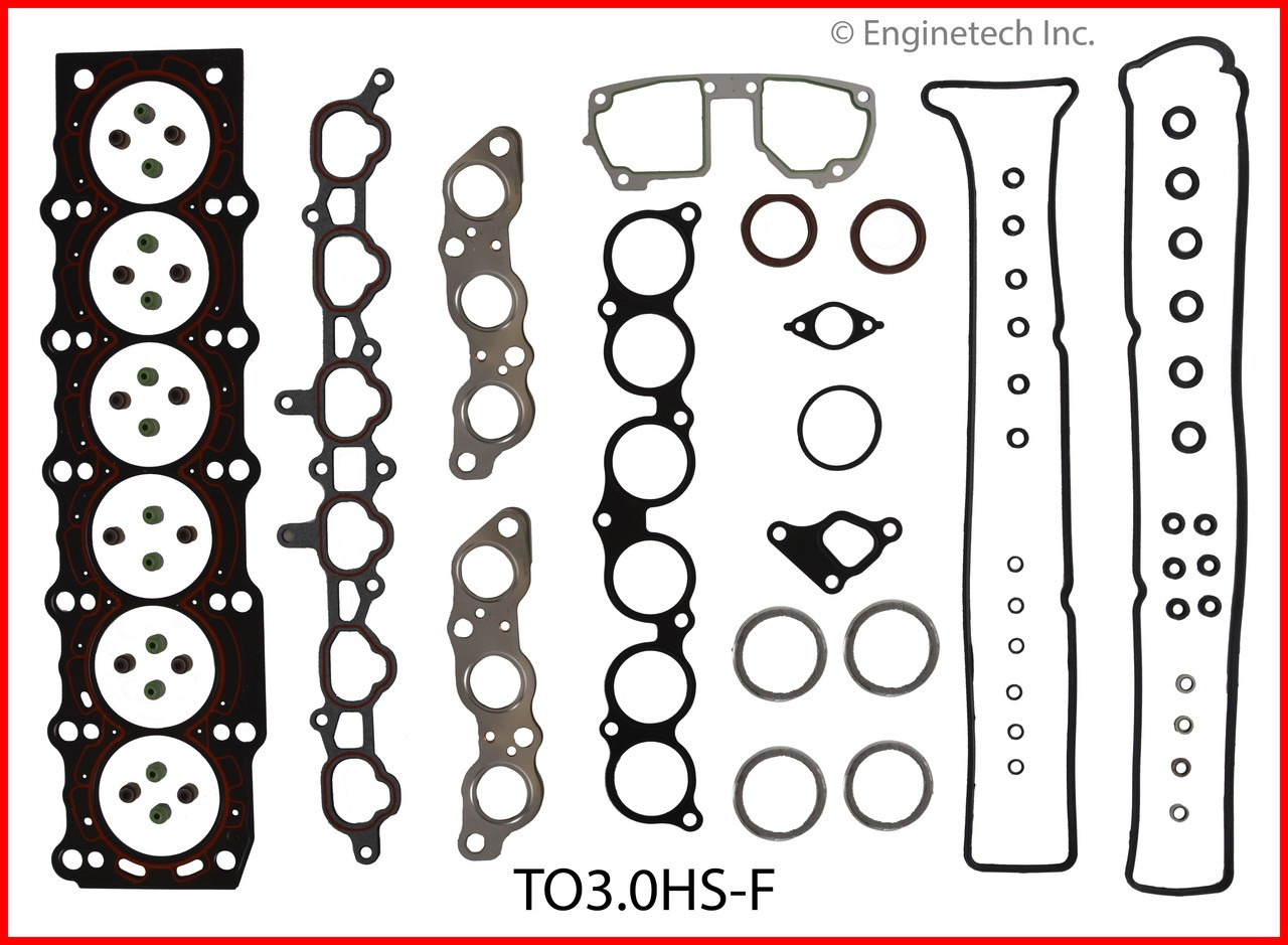 2004 Lexus IS300 3.0L Engine Cylinder Head Gasket Set TO3.0HS-F -15