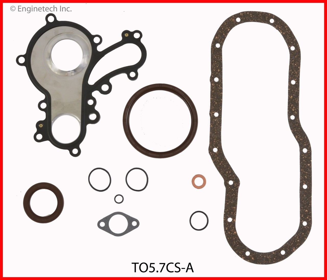 2011 Toyota Sequoia 4.6L Engine Lower Gasket Set TO5.7CS-A -22