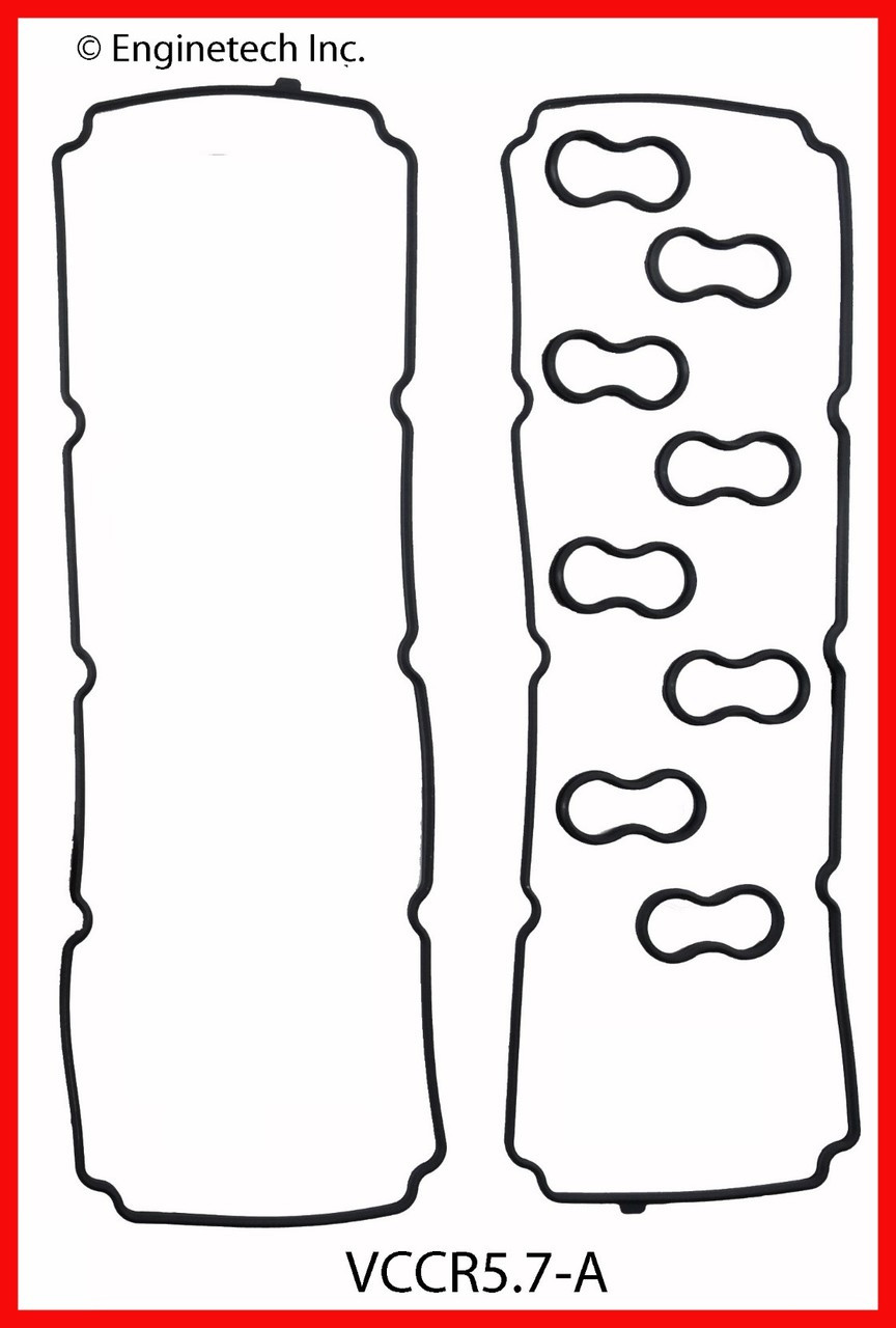 2008 Chrysler 300 6.1L Engine Valve Cover Gasket VCCR5.7-A -48