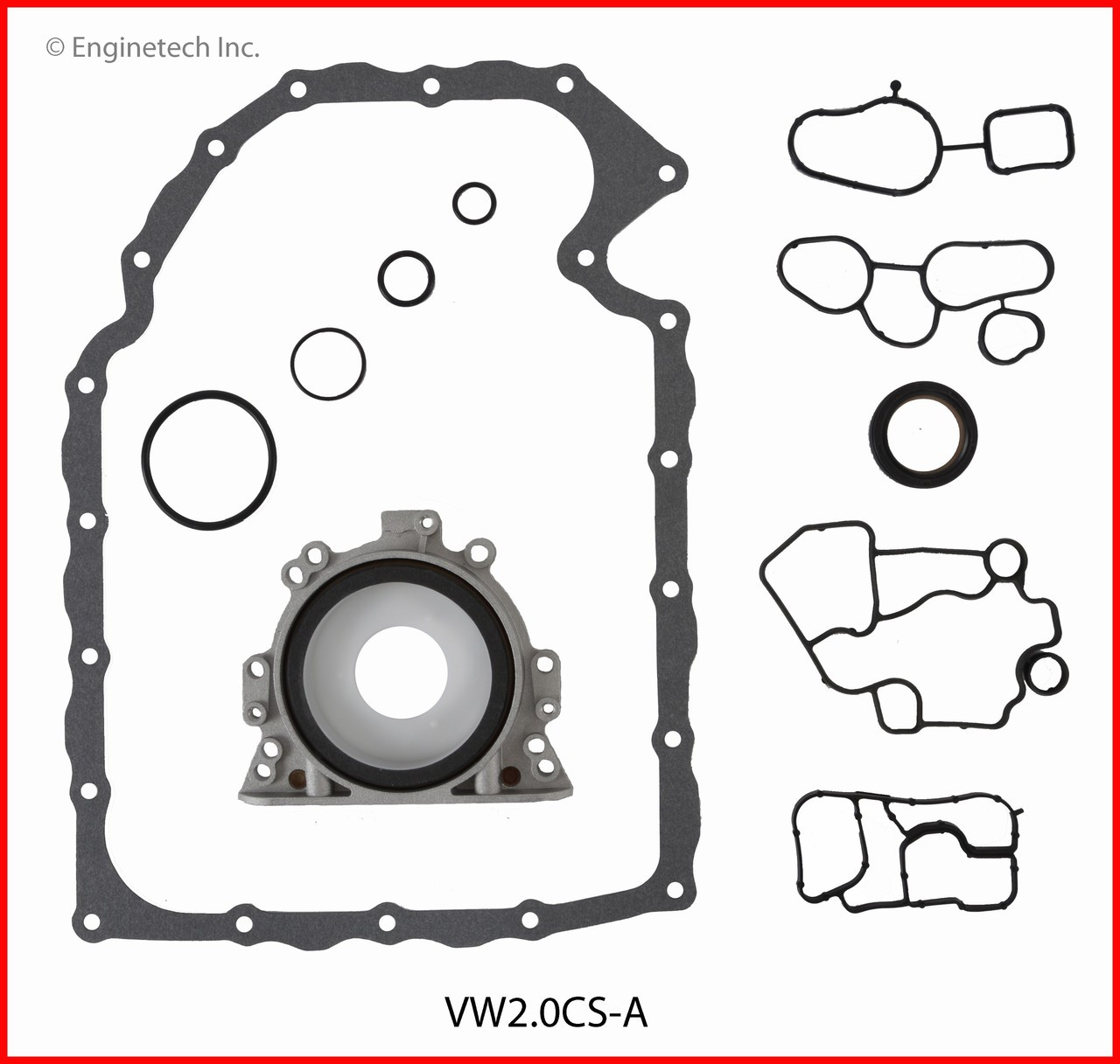 2007 Audi A4 Quattro 2.0L Engine Lower Gasket Set VW2.0CS-A -15