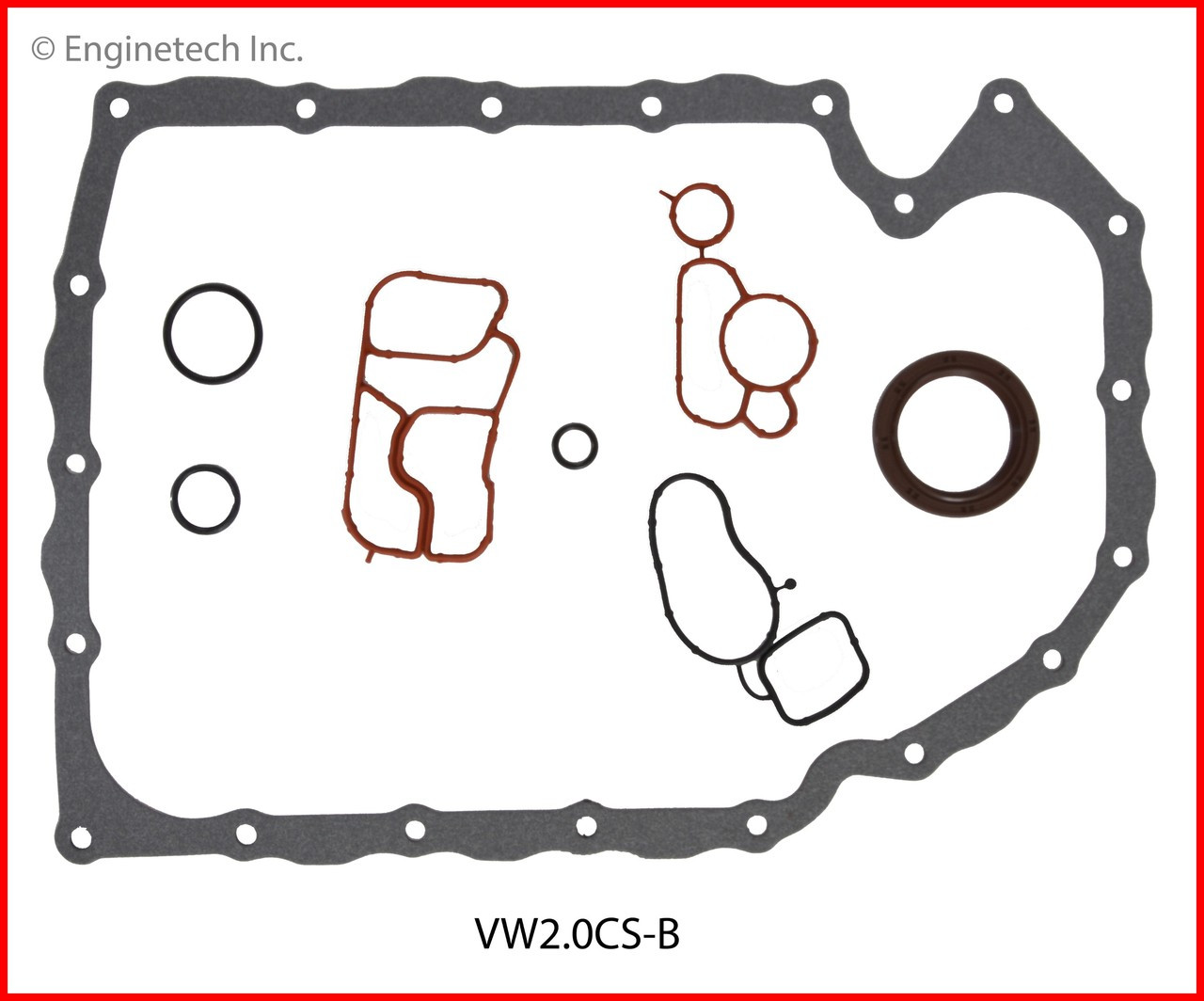 2016 Volkswagen CC 2.0L Engine Lower Gasket Set VW2.0CS-B -67