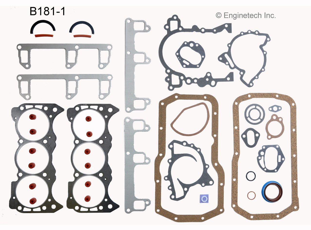 1985 Oldsmobile Calais 3.0L Engine Gasket Set B181-1 -29