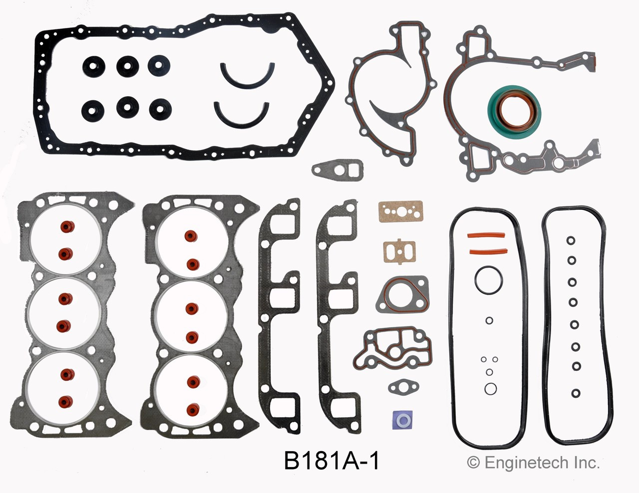 1988 Buick Century 3.8L Engine Gasket Set B181A-1 -37