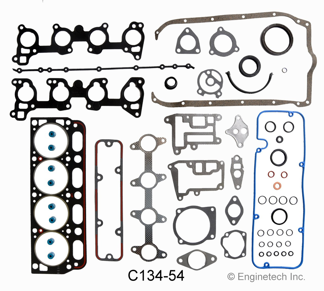 1989 Chevrolet Cavalier 2.0L Engine Gasket Set C134-54 -13