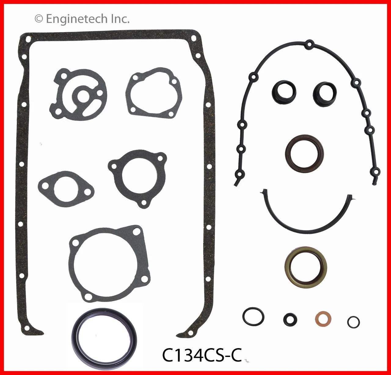 1994 Oldsmobile Cutlass Ciera 2.2L Engine Lower Gasket Set C134CS-C -22