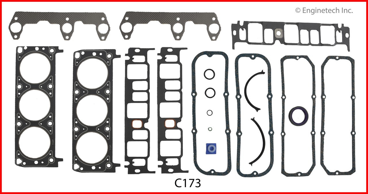 1985 Cadillac Cimarron 2.8L Engine Gasket Set C173 -65