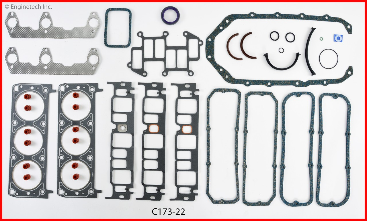 1985 Chevrolet S10 Blazer 2.8L Engine Gasket Set C173-22 -64