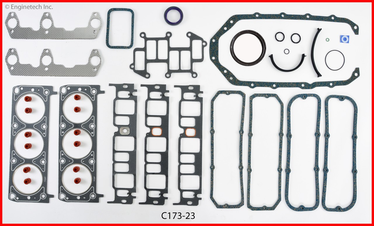 1986 Jeep Wagoneer 2.8L Engine Gasket Set C173-23 -32