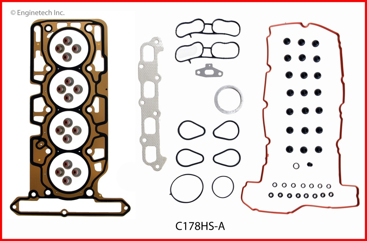 2008 Chevrolet Colorado 2.9L Engine Cylinder Head Gasket Set C178HS-A -4