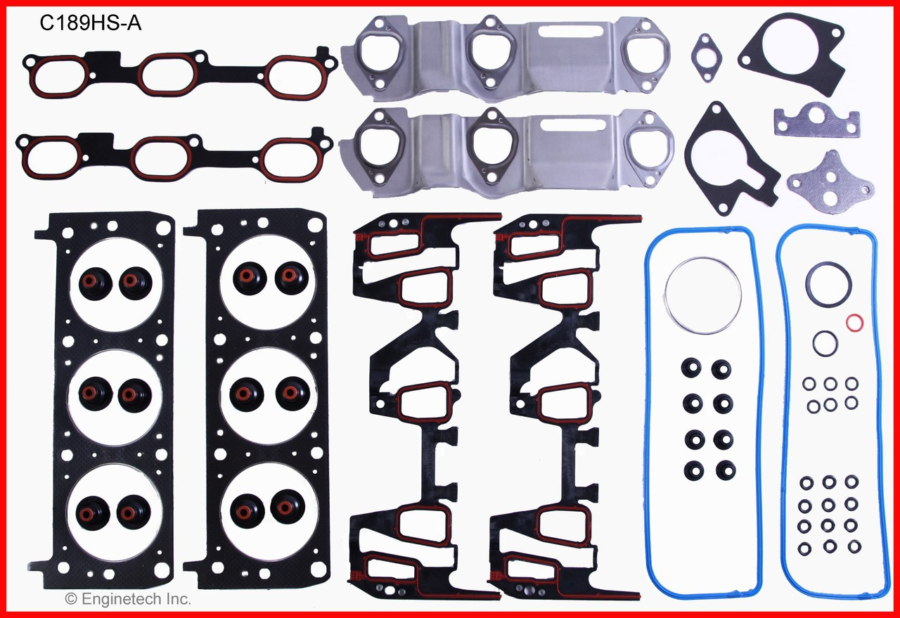 2003 Chevrolet Malibu 3.1L Engine Cylinder Head Gasket Set C189HS-A -21