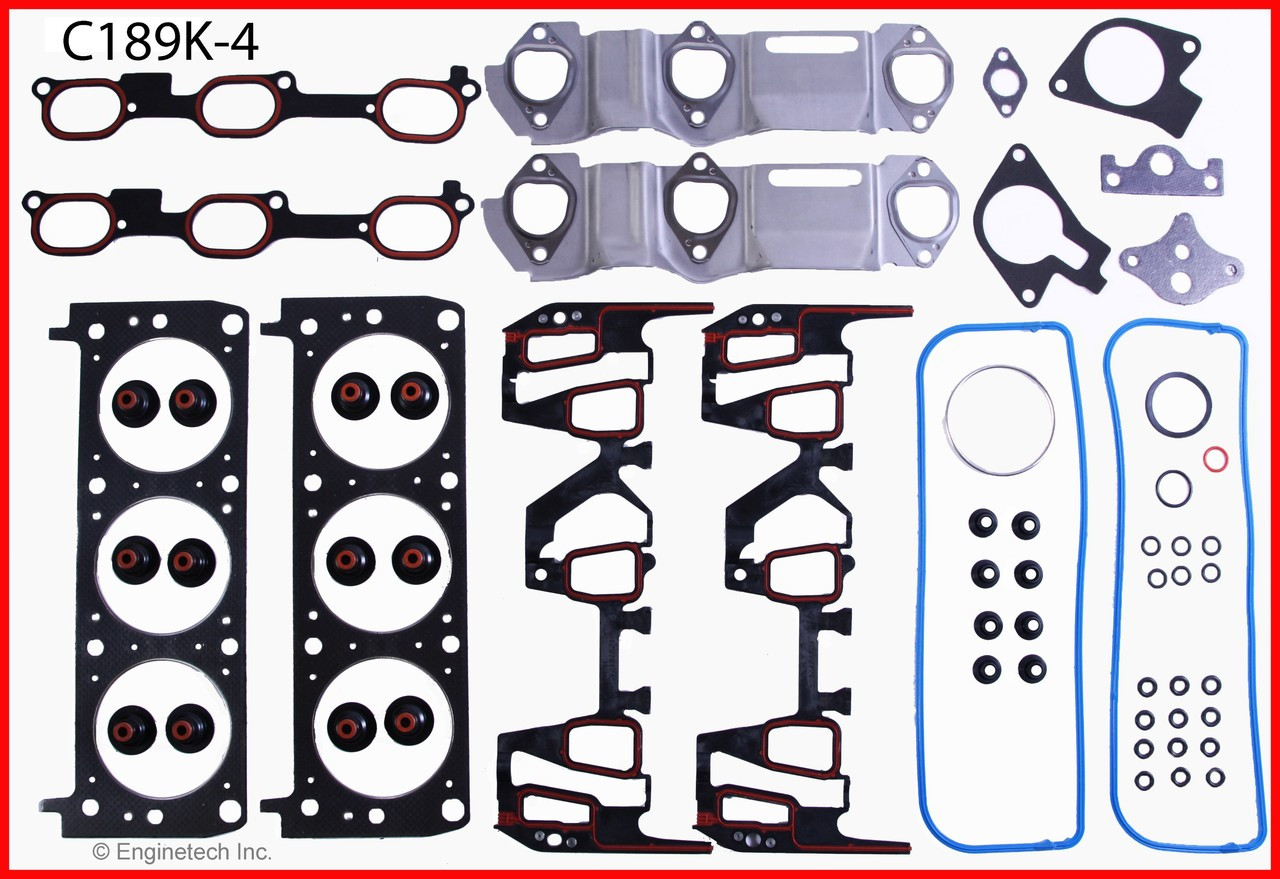 2001 Chevrolet Malibu 3.1L Engine Gasket Set C189K-4 -15