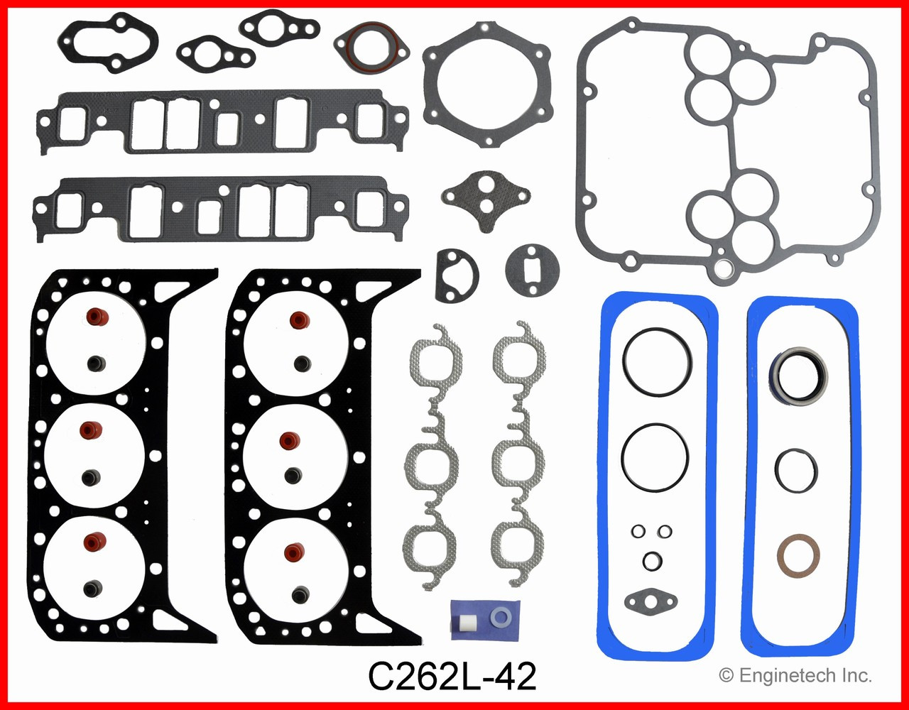 1992 Chevrolet Astro 4.3L Engine Gasket Set C262L-42 -2