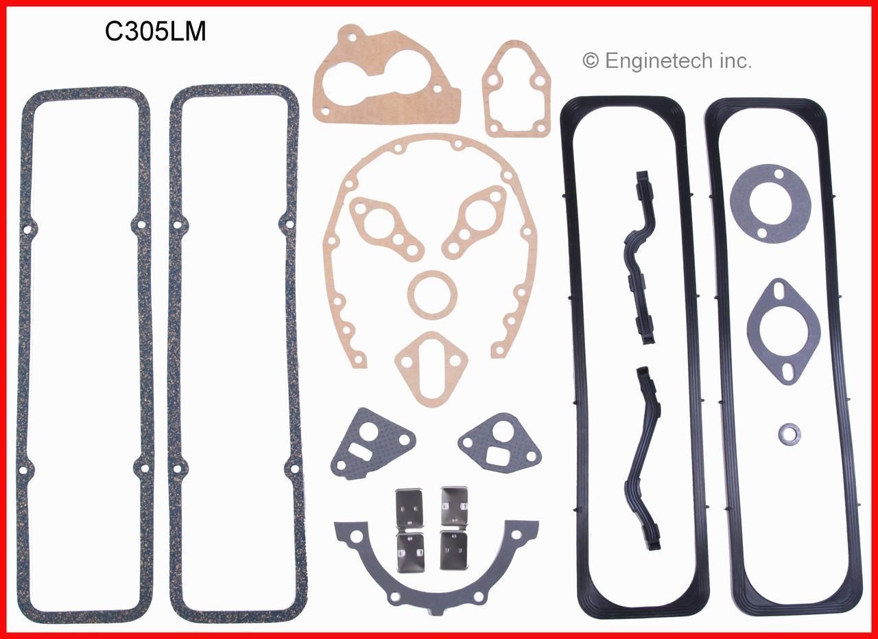 1986 Chevrolet C20 5.0L Engine Gasket Set C305LM -27