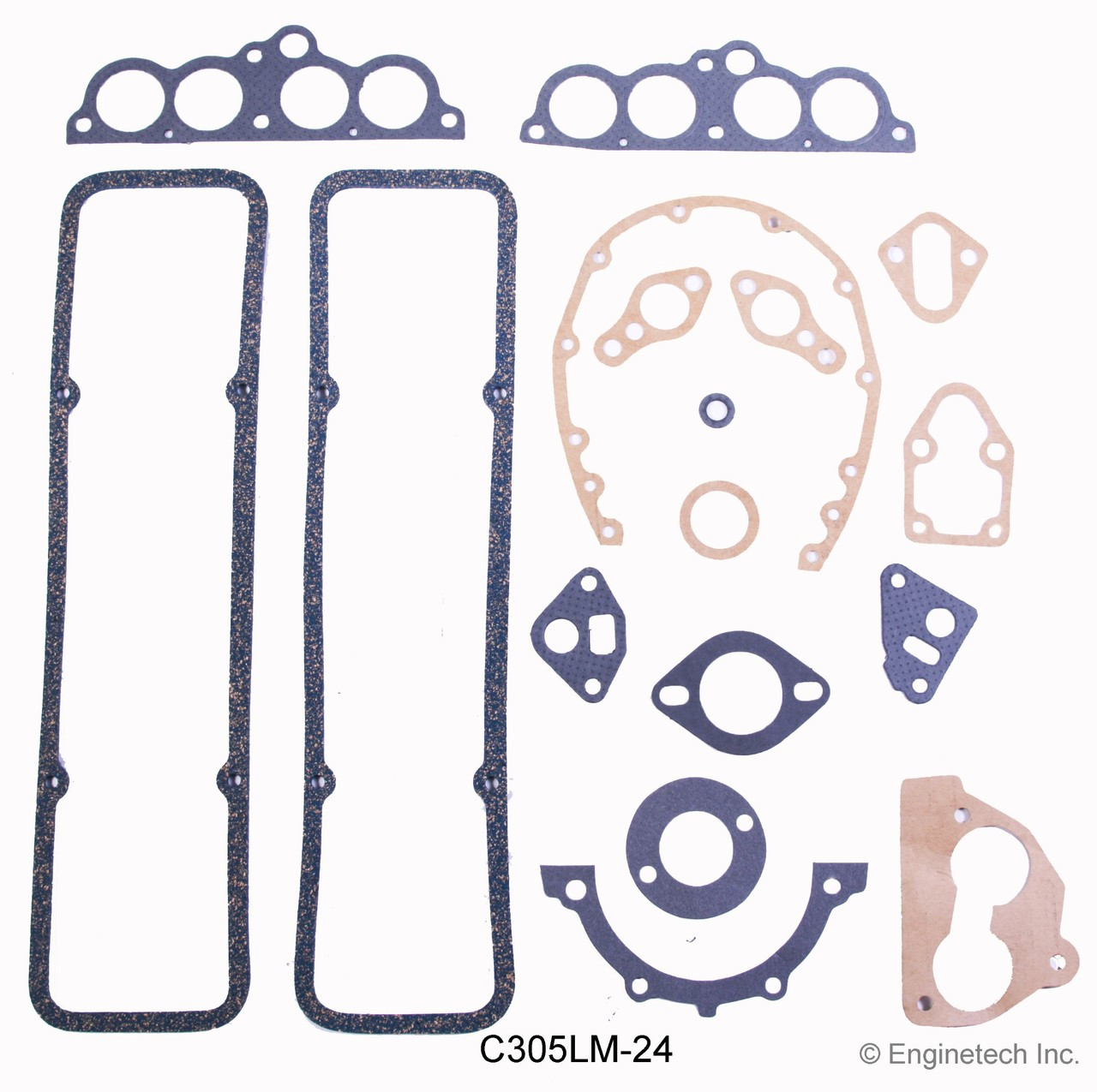 1991 Buick Commercial Chassis 5.0L Engine Gasket Set C305LM-24 -129