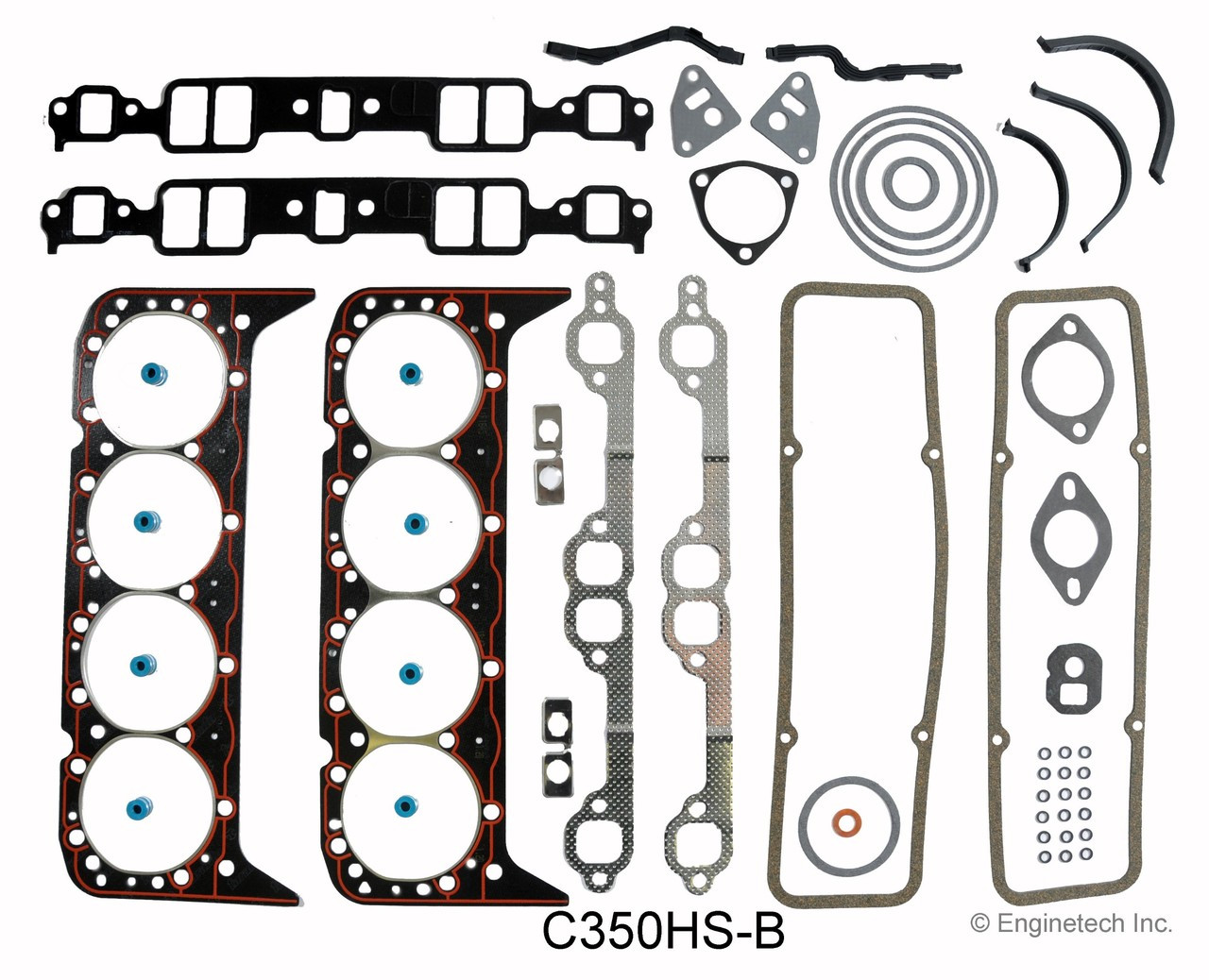 1985 GMC K1500 5.7L Engine Cylinder Head Gasket Set C350HS-B -238