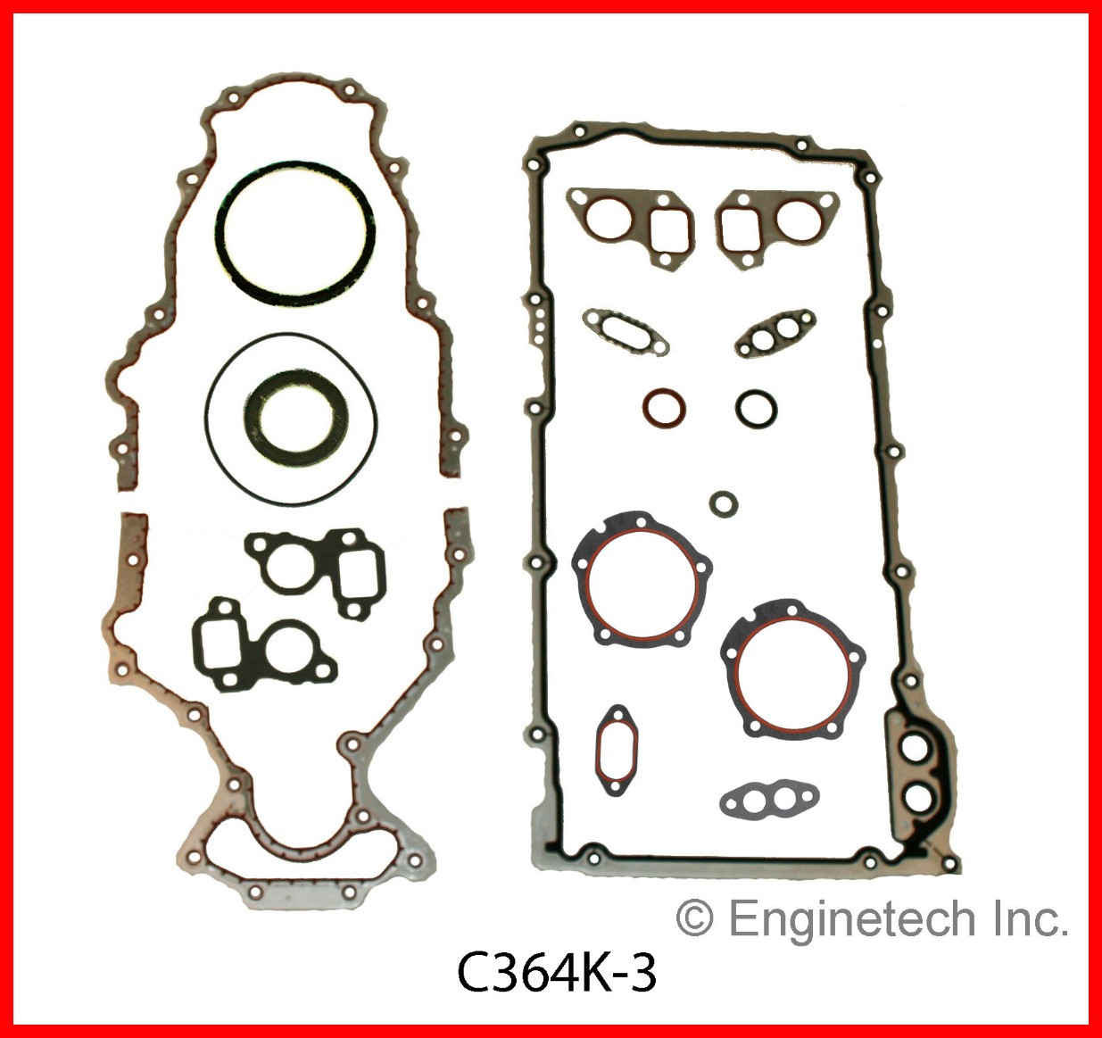 2009 Saab 9-7x 6.0L Engine Gasket Set C364K-3 -6