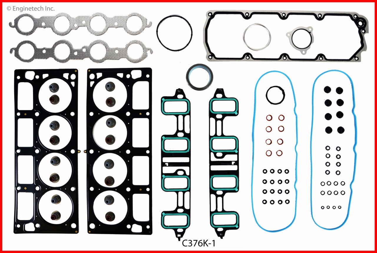 2010 GMC Sierra 3500 HD 6.0L Engine Gasket Set C376K-1 -112