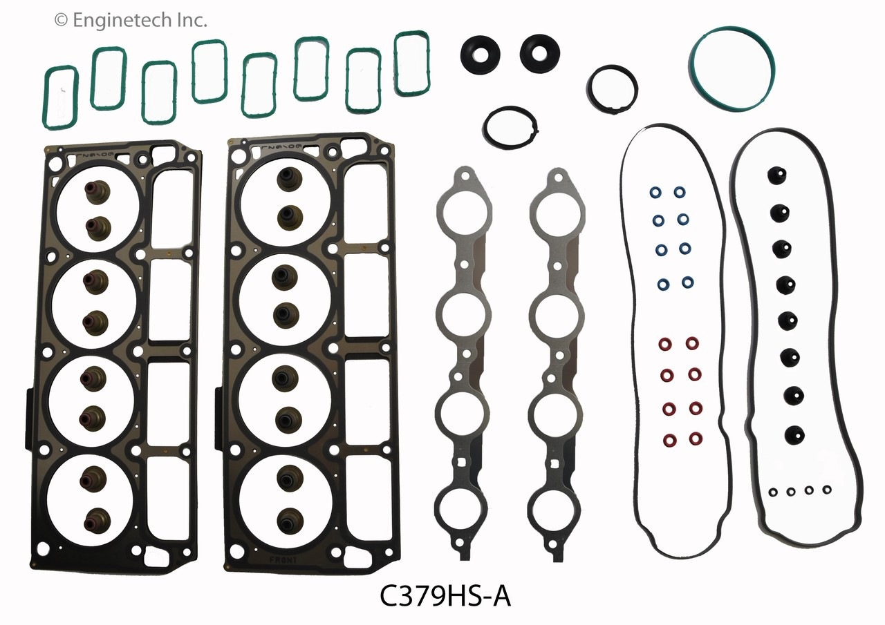 2011 Chevrolet Corvette 6.2L Engine Cylinder Head Gasket Set C379HS-A -11