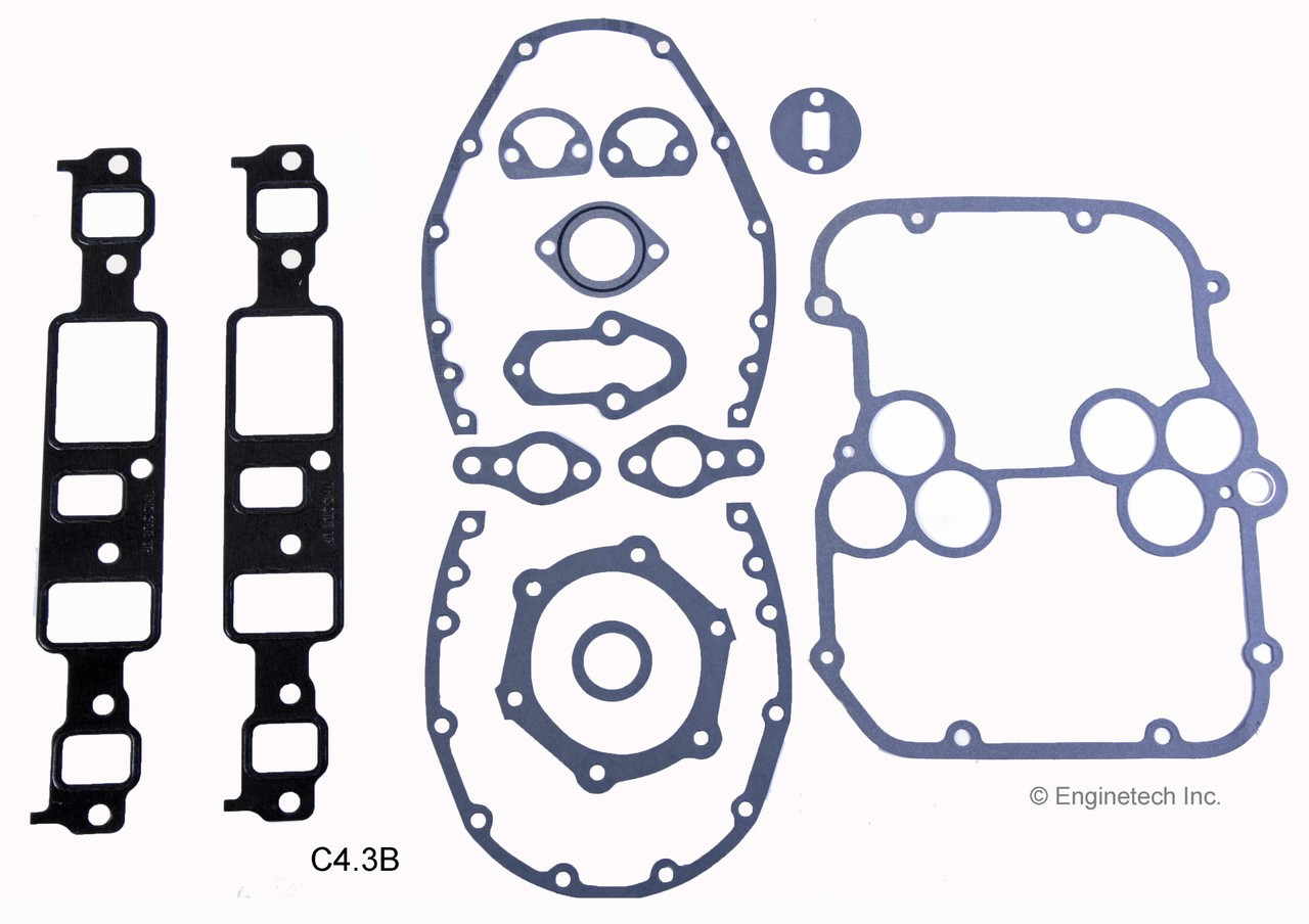 1995 GMC Sonoma 4.3L Engine Gasket Set C4.3B -53