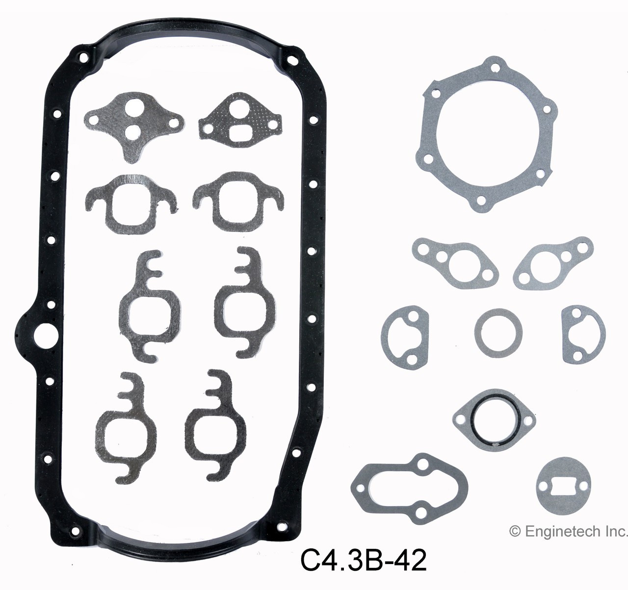 1995 GMC K2500 4.3L Engine Gasket Set C4.3B-42 -49