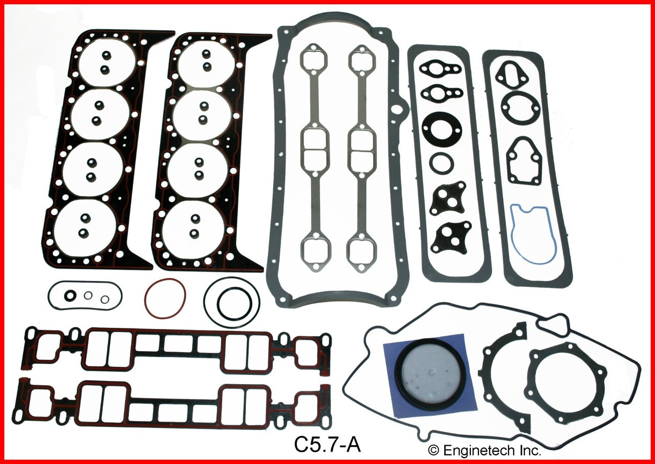2002 Chevrolet Express 2500 5.7L Engine Gasket Set C5.7-A -172