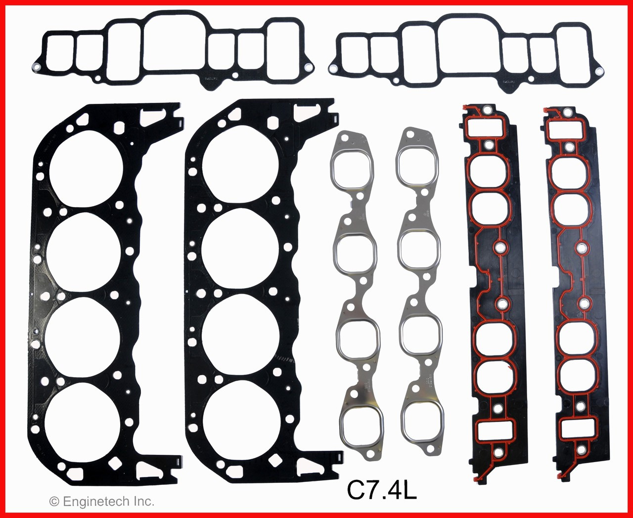 1997 Chevrolet P30 7.4L Engine Gasket Set C7.4L -12