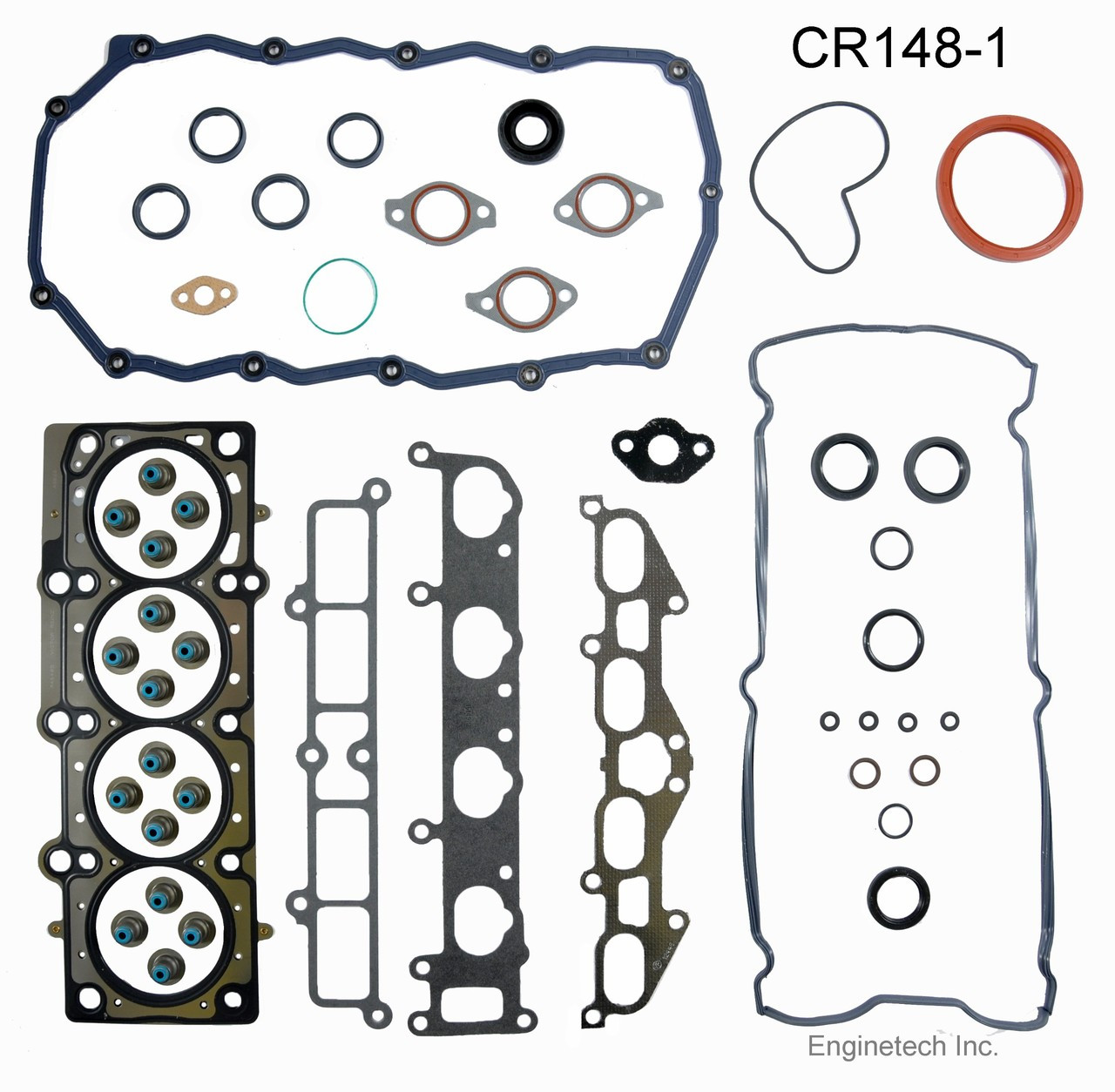 1996 Plymouth Voyager 2.4L Engine Gasket Set CR148-1 -9