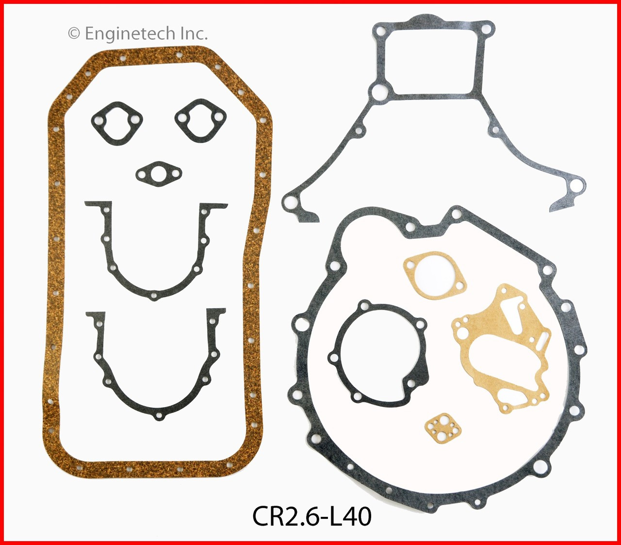 1986 Plymouth Voyager 2.6L Engine Gasket Set CR2.6L-40 -67