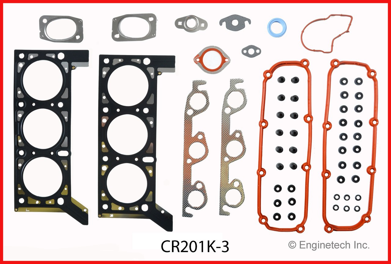 2010 Chrysler Town & Country 3.3L Engine Gasket Set CR201K-3 -3