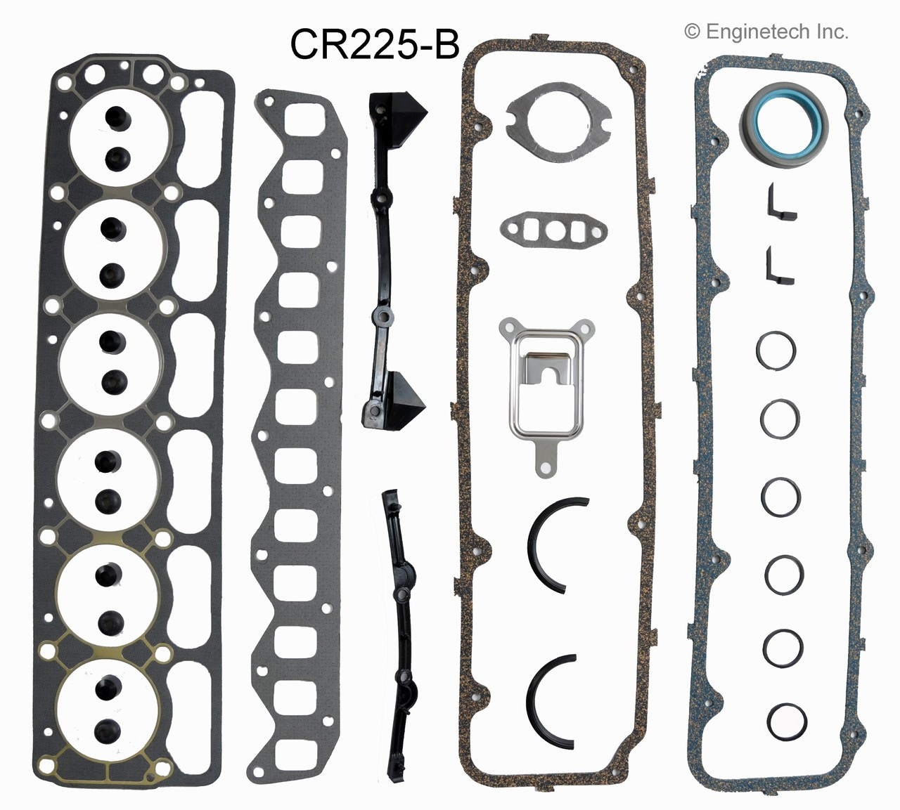 1986 Dodge B250 3.7L Engine Gasket Set CR225-B -43