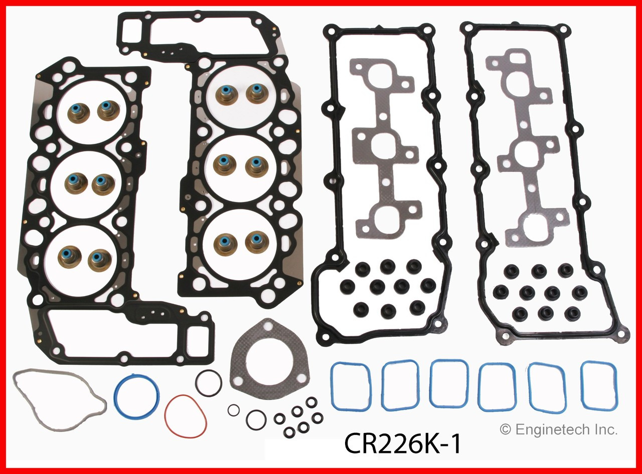 2004 Jeep Liberty 3.7L Engine Gasket Set CR226K-1 -8
