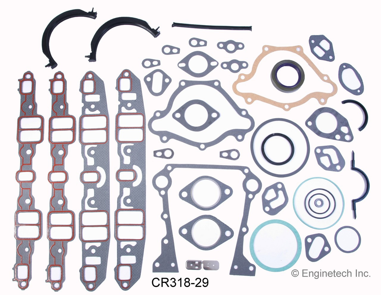 1987 Plymouth Gran Fury 5.2L Engine Gasket Set CR318-29 -595
