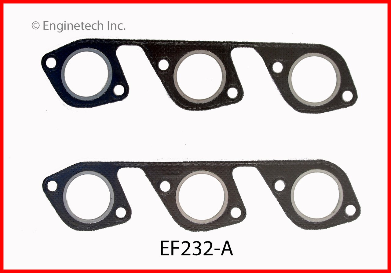 1999 Ford Windstar 3.8L Engine Exhaust Manifold Gasket EF232-A -5