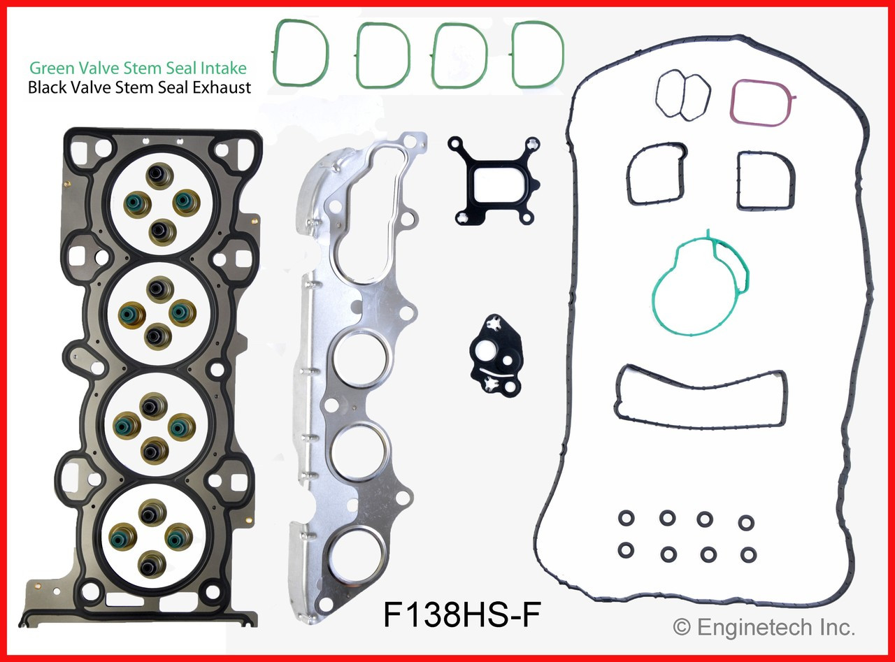 2008 Ford Focus 2.0L Engine Cylinder Head Gasket Set F138HS-F -4