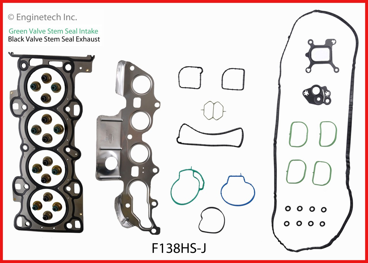 2008 Ford Escape 2.3L Engine Cylinder Head Gasket Set F138HS-J -8