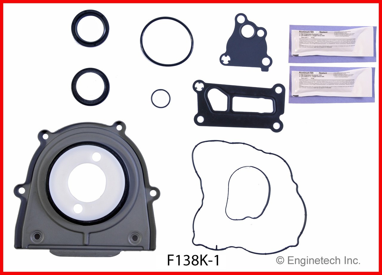 2006 Mazda B2300 2.3L Engine Gasket Set F138K-1 -10