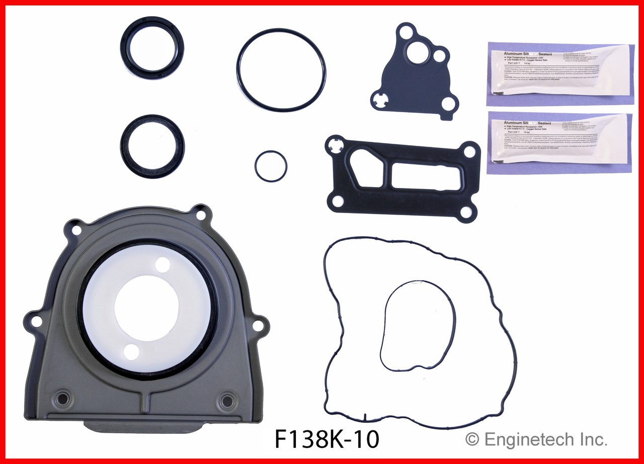 2009 Mercury Milan 2.3L Engine Gasket Set F138K-10 -10