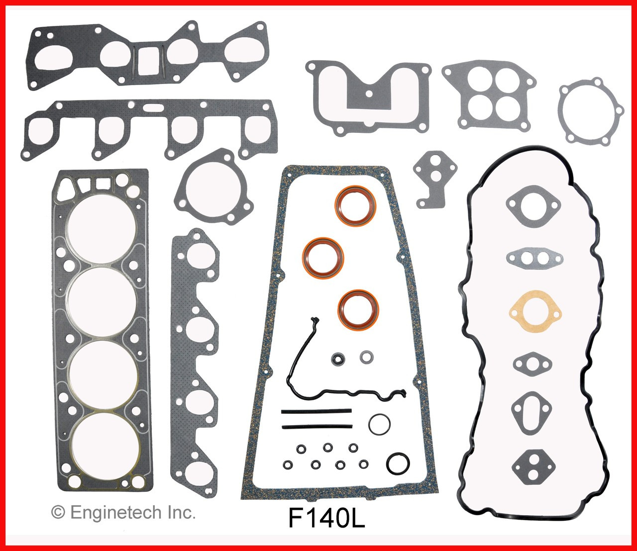 1986 Ford Aerostar 2.3L Engine Gasket Set F140L -1