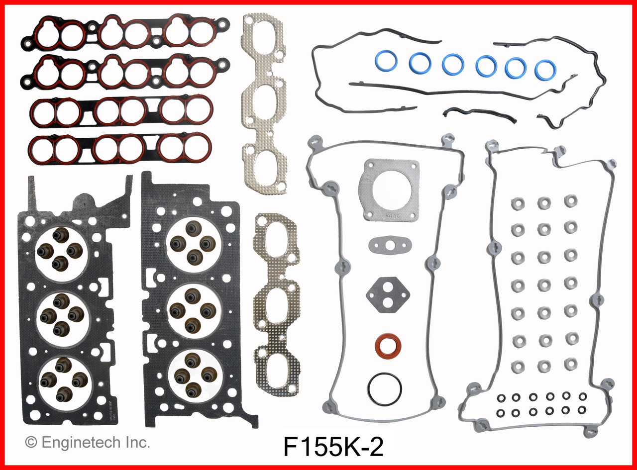 2000 Mercury Mystique 2.5L Engine Gasket Set F155K-2 -8