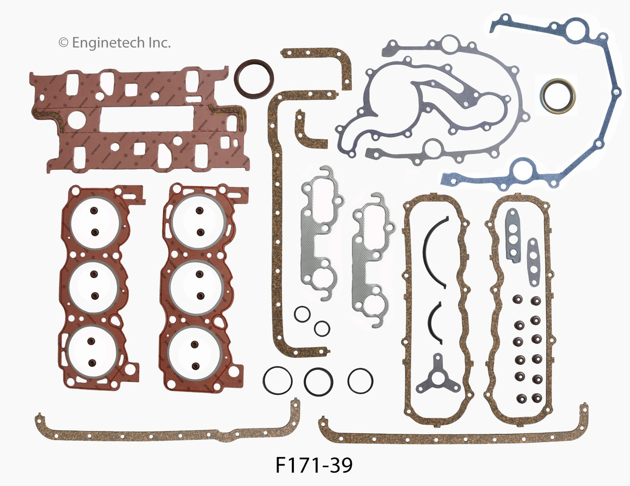 1985 Ford Bronco II 2.8L Engine Gasket Set F171-39 -4